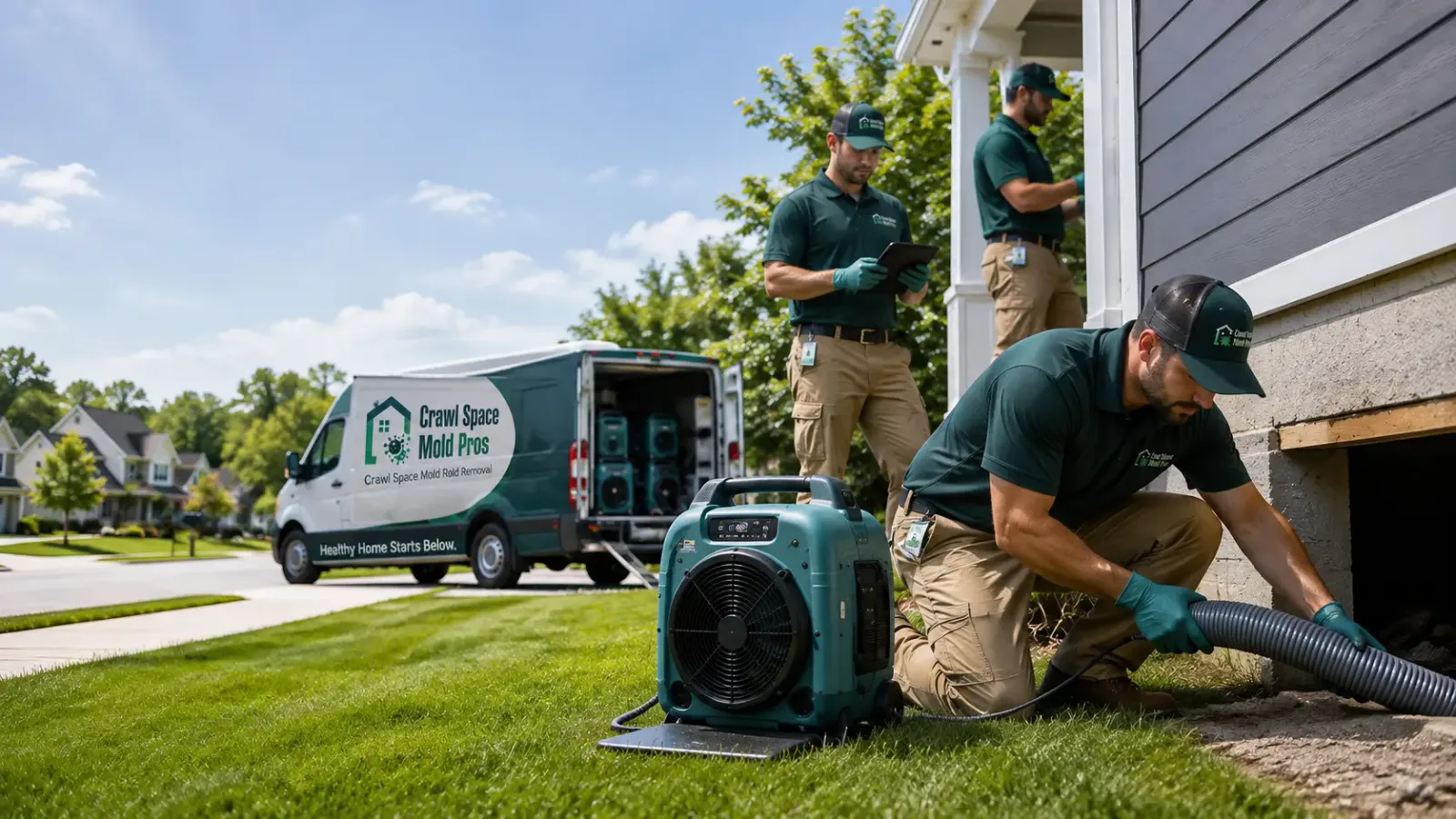 Crawl Space Mold Removal in Steuben, WI